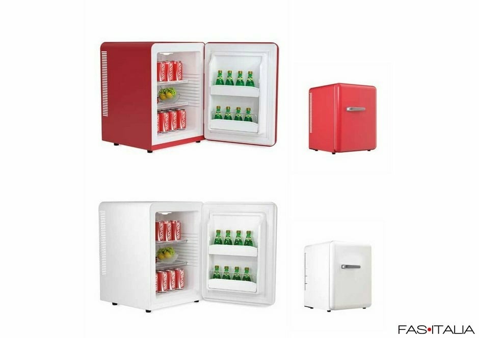 Minibar vintage colorato a libera installazione