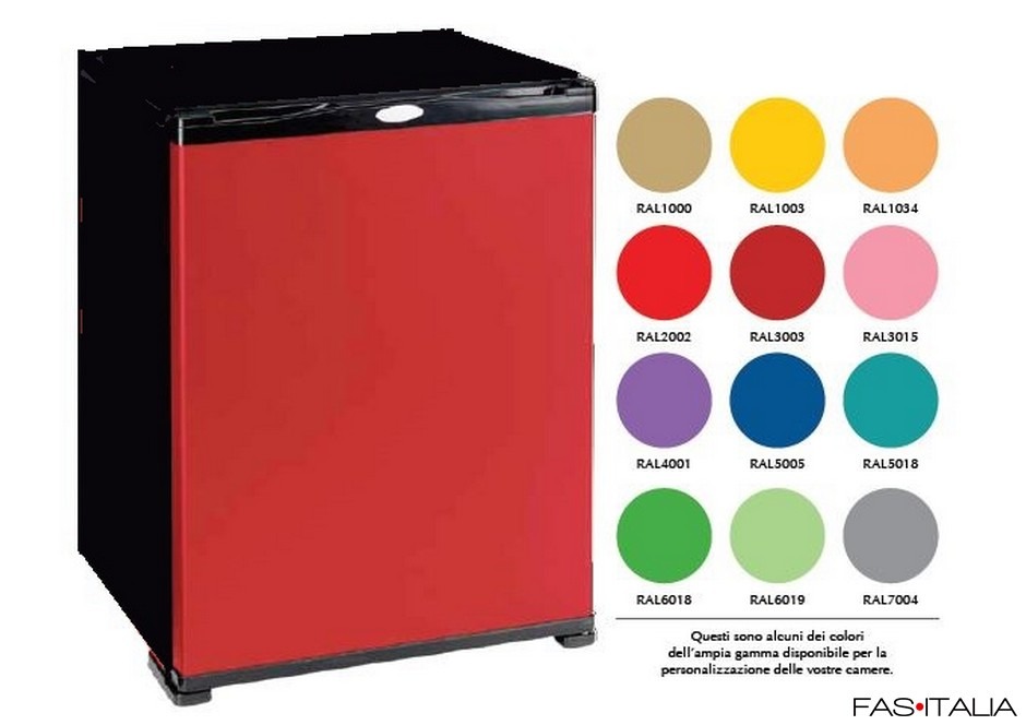 Minibar 40 lt nero con porta Colorfrost