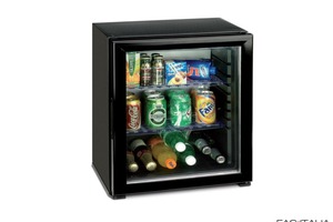 MiniBar termoelettrico con porta in vetro 30 lt.